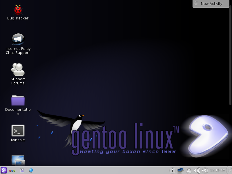Gentoo with KDE