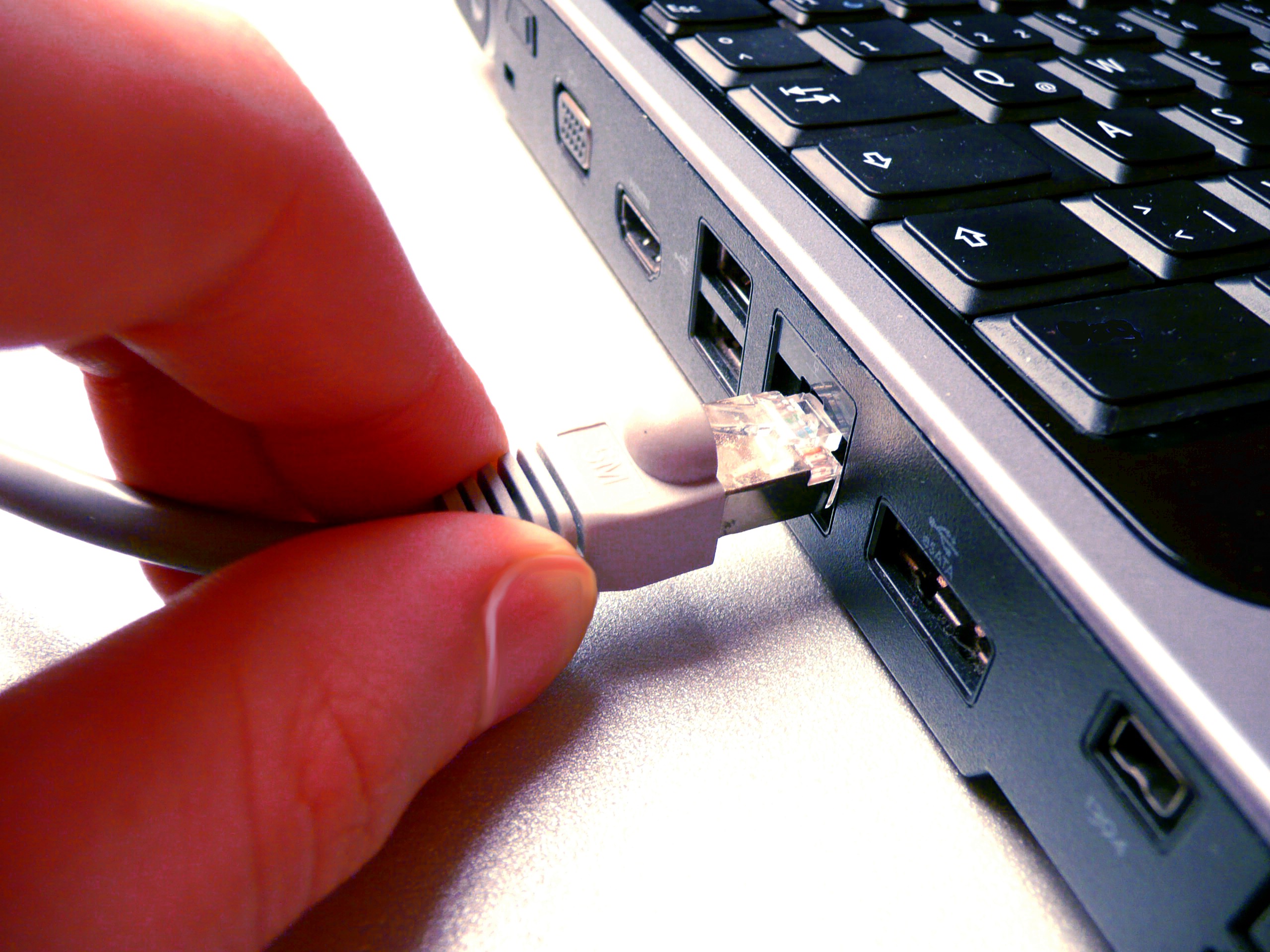 laptop unplugged