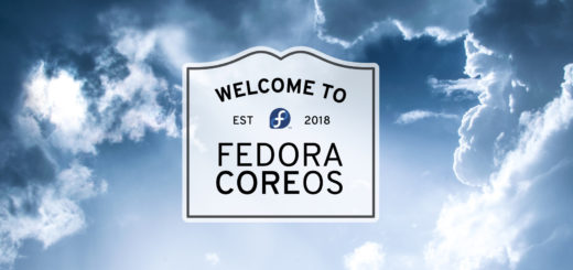 Fedora CoreOS announcement banner