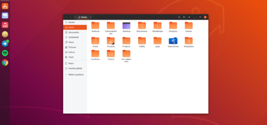 Ubuntu 18.10 Yaru theme