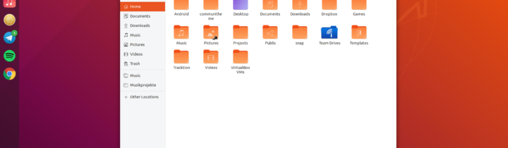 Ubuntu 18.10 Yaru theme