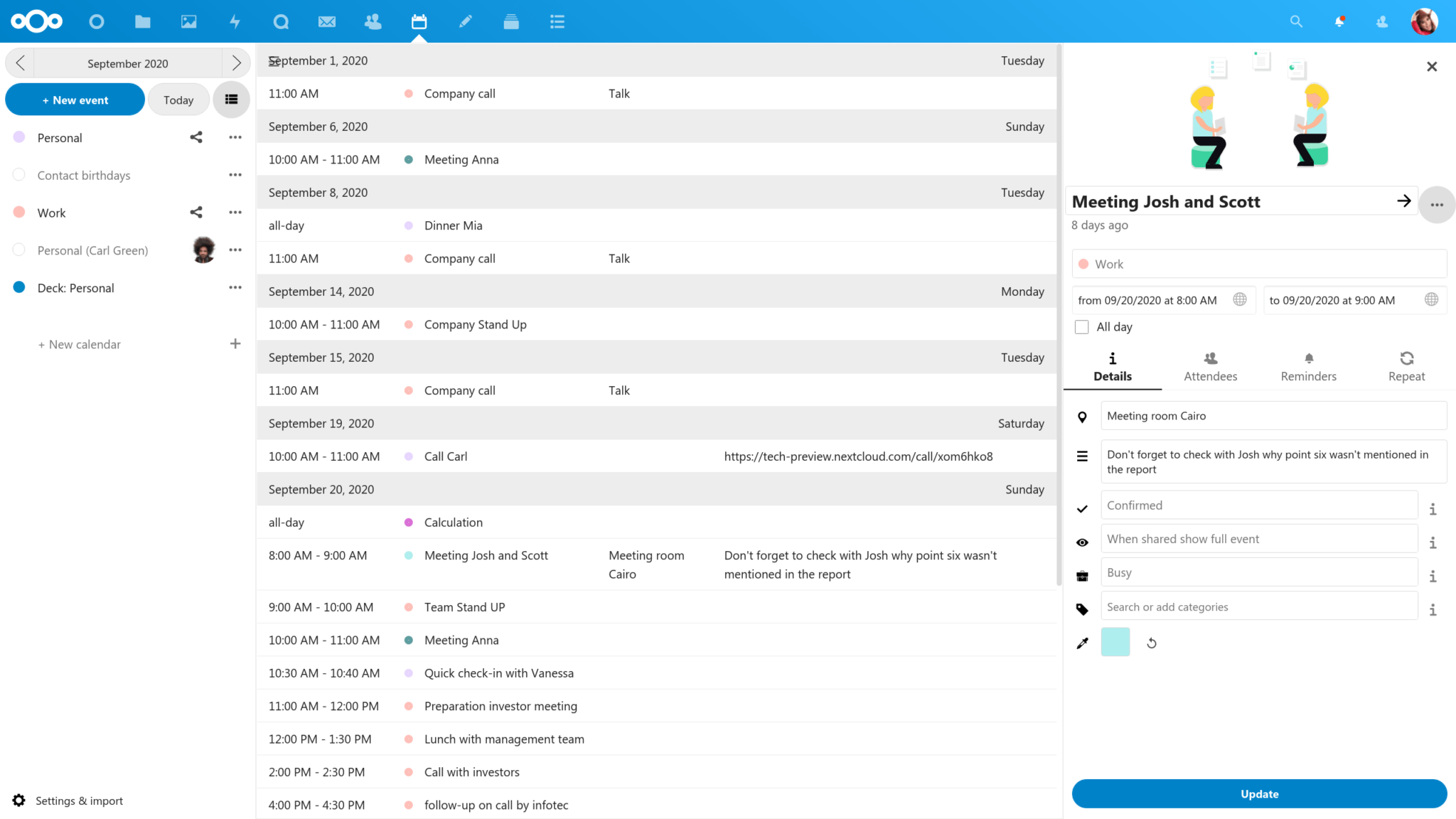 NextCloud 20 Hub new features, the dashboard is here Marksei
